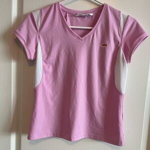 Ellesse Top size Medium in lavender/white